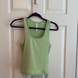 Fabletics Light Green Tank Top